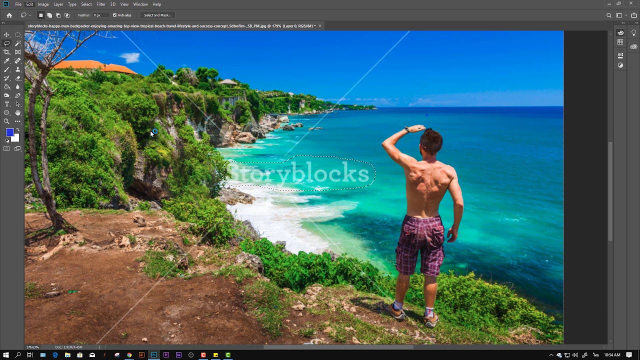 สอน Photoshop cc:ฟีเจอร์ใหม่ ลบลายน้ำง่าย ๆ ใน Photoshop (ล่าสุด cc 2019)🔥