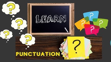 Learn Punctuation  Question mark (Part:3)