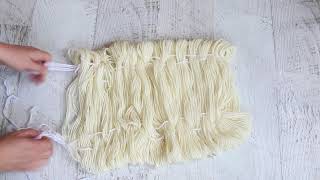 Dyepot Weekly #71 - Winding a Super Wide Skein to Create a Hand Dyed Yarn Gradient with Acid Dyes