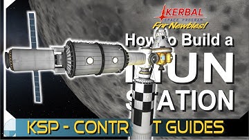 Build a New Orbital Station Around The Mun | KERBAL SPACE PROGRAM Contract Tutorials