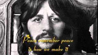 Video thumbnail of "RINGO STARR -  It Don't Come Easy (with lyrics)"