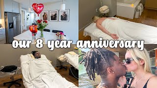 how we spent our 8 year anniversary *relaxing date*