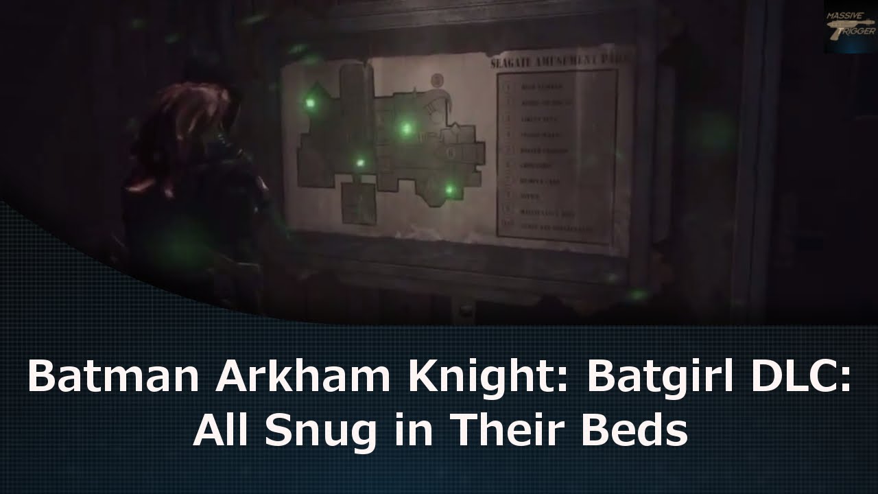 Cold Corporation Riddle Riddle Batman Arkham Knight: Batgirl DLC: All Snug in Their Beds Trophy ...