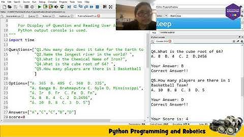 Prashna : Quiz Game Design using Python