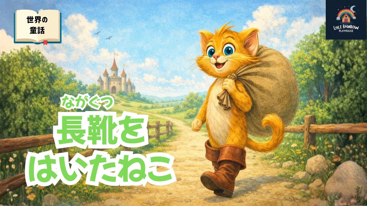 【読み聞かせ絵本】長靴をはいたネコ｜知恵で運命を変える名作童話｜4〜8歳向け