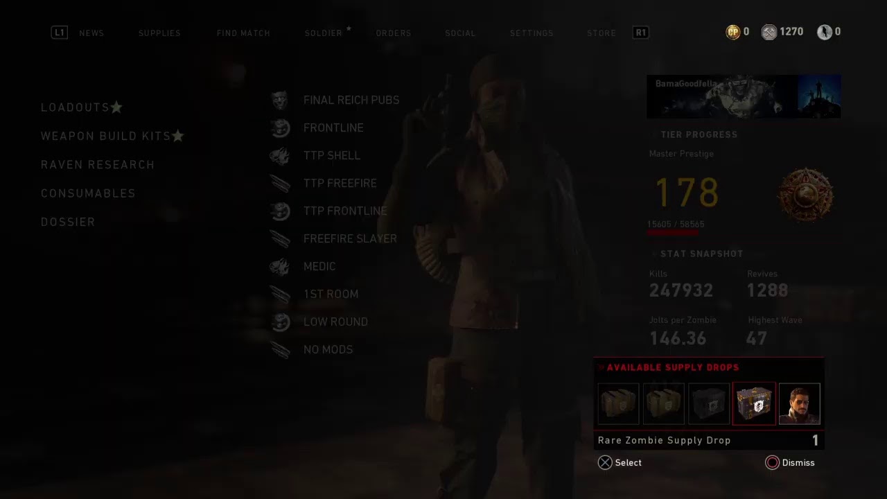 BamaGoodfella's WW2 Zombies with randoms :)