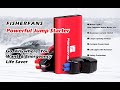 FISHERFANS Portable Car Jump Starter, 12-Volt Lithium Jump Starter Box, Car Battery Booster Pack