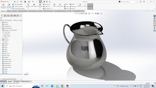 Famous SolidWorks Solid Modeling and Surface Tutorial | Design of Water/ Milk Jug Wealth