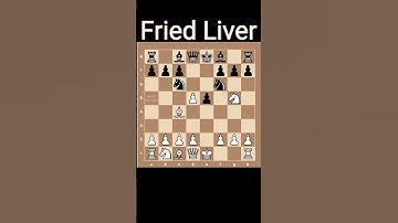 Fried Liver Attack Checkmate Trap #chess