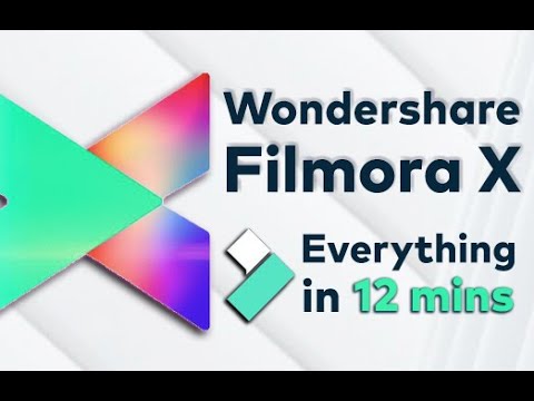 Filmora X - Tutorial for Beginners in 12 MINUTES! [ COMPLETE ]