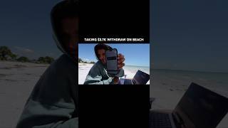 Trader Does $3.7k Withdraw At Beach #daytrading #entrepreneurship #futures #forex #millionaire