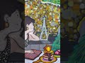 Girl moments coloring Paris page #cocowyocoloring #colorwithme