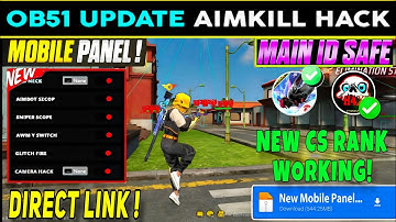 AIMKILL ☠️ MOD MENU 🔥Antiban FF Panel🔥Free Fire Injector🔥Ob51 Free Fire Hack😈FF panel Hack Mobile|FF