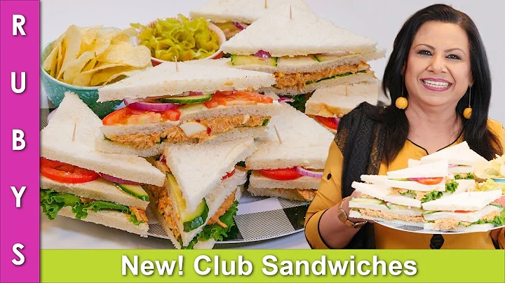 NEW! Party Idea No Mayo Club Sandwiches Recipe in ...
