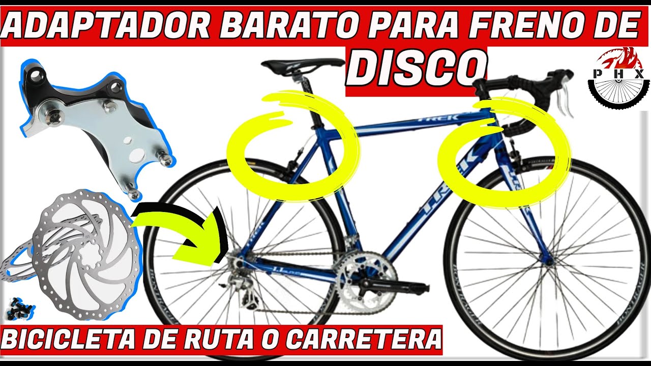 CONVERSION FRENOS V A DISCOS DE RUTA O CARRETERA CICLISMO✓ - YouTube