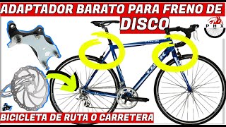 CONVERSION DE FRENOS V A DISCOS BICICLETA DE RUTA O CARRETERA  RESTAURACION/BICICLETAS CICLISMO✅