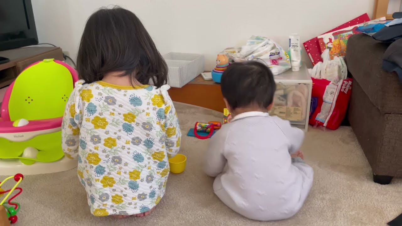 10ヶ月赤ちゃんと4歳女の子の平日ルーティン