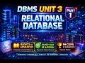 DBMS Unit 3: Relational Database 💡| Relational Database Part 1 | DBMS Unit 3 (Part 1) | DBMS