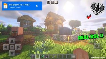 Bsl Shader Minecraft Pe 1.19.83 / 1.20+ 😱 | Render Dragon [ 100 % Working ] | Part 1