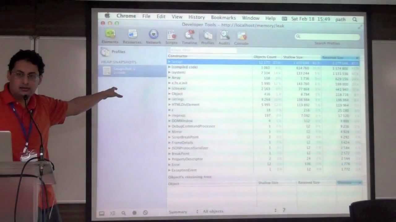 events in atlanta Vishnu Iyengar - Tracking Memory Leak in Client Side JavaScript Applications