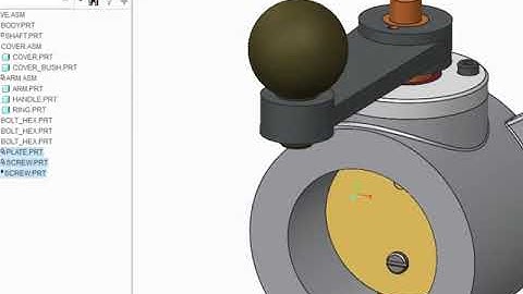 Tutorial  Restructuring and Reordering Assembly Components - Creo
