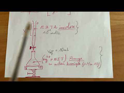 Vidéo: Dans le titrage complexométrique, la base de Lewis est ?