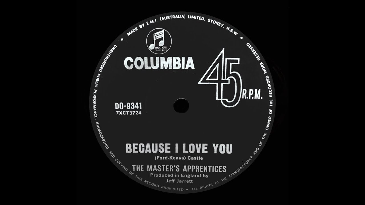 Because I Love You Masters Apprentices (Original Stereo) YouTube Because I Love You Masters Apprentices (Original Stereo) YouTube