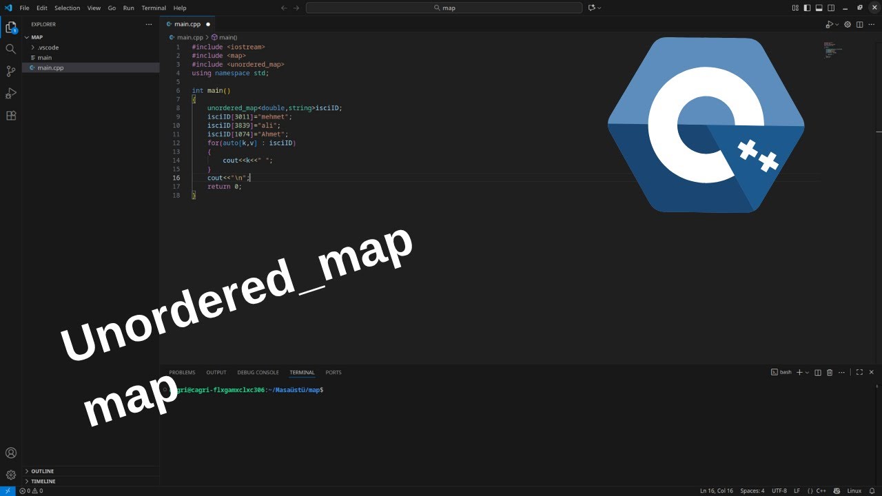 C++ std::map ve std::unordered_map - YouTube