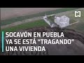 Socavón en Puebla derrumba una casa - En Punto