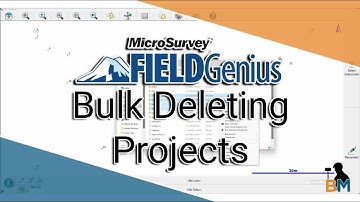 MicroSurvey FieldGenius How To: Bulk Deleting Projects | Bench Mark
