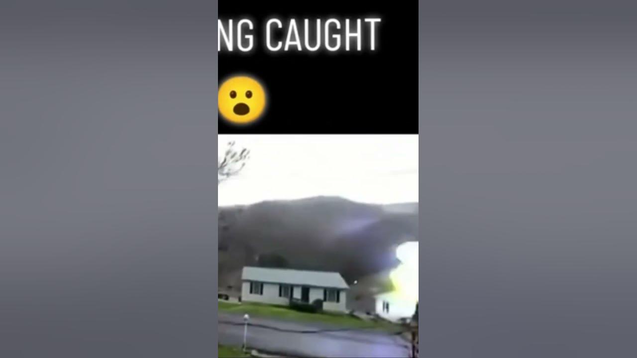 Ball Lightning ⚡️ CAUGHT ON CAMERA #weather #shorts