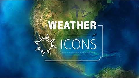 Weather Forecast Icons | After Effects Template | Elements