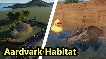 Making an Aardvark Habitat | Planet Zoo