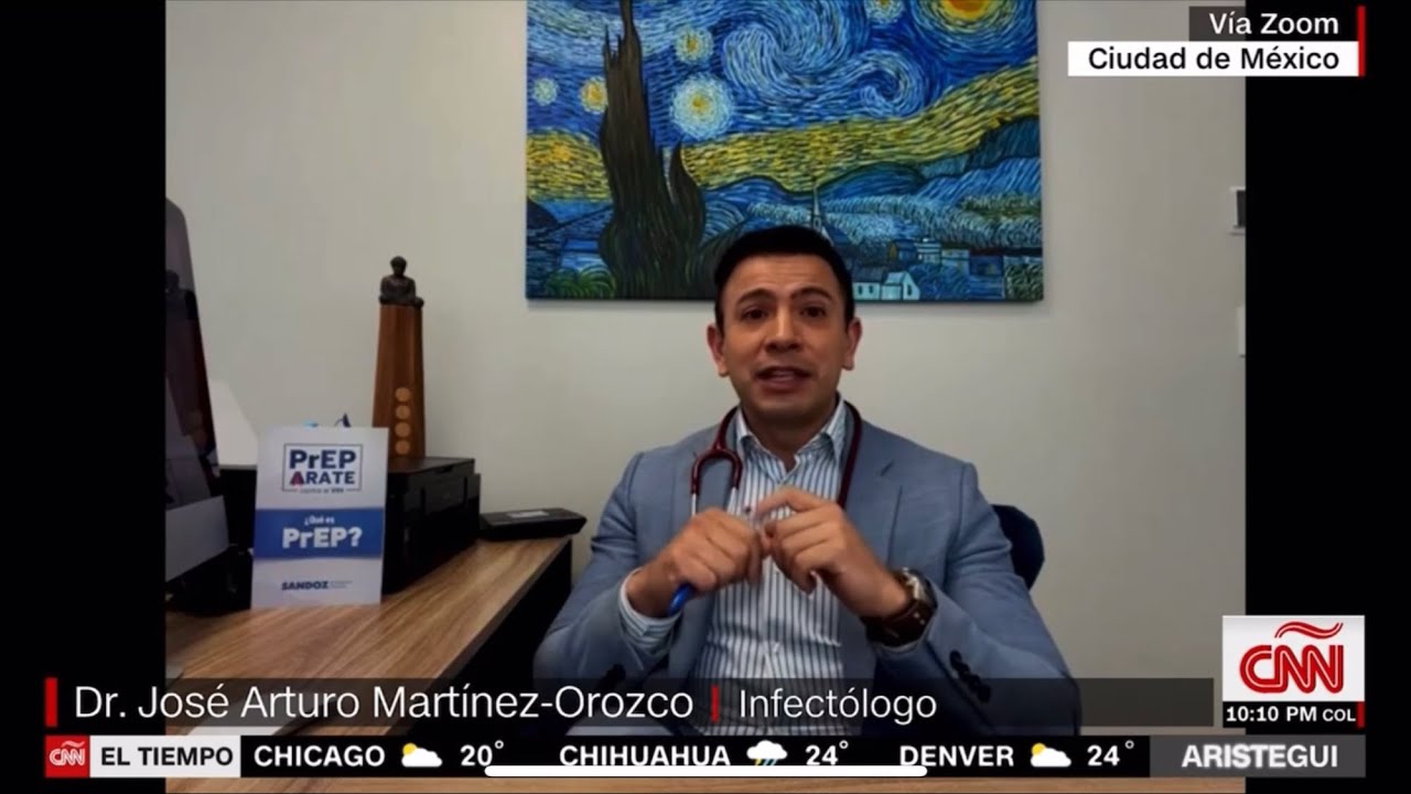 Entrevista CNN Carmen Aristegui . @drarturoinfecto. Viruela del mono. Alerta sanitaria OMS.26Jul2022