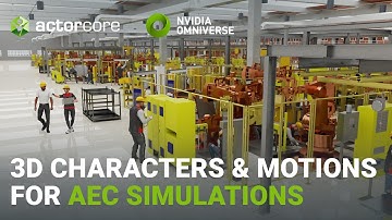 3D People and Mocap Animations for Crowd Simulations in Archviz | ActorCore 3D Animation