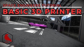 Building 3D Printers in Space Engineers!