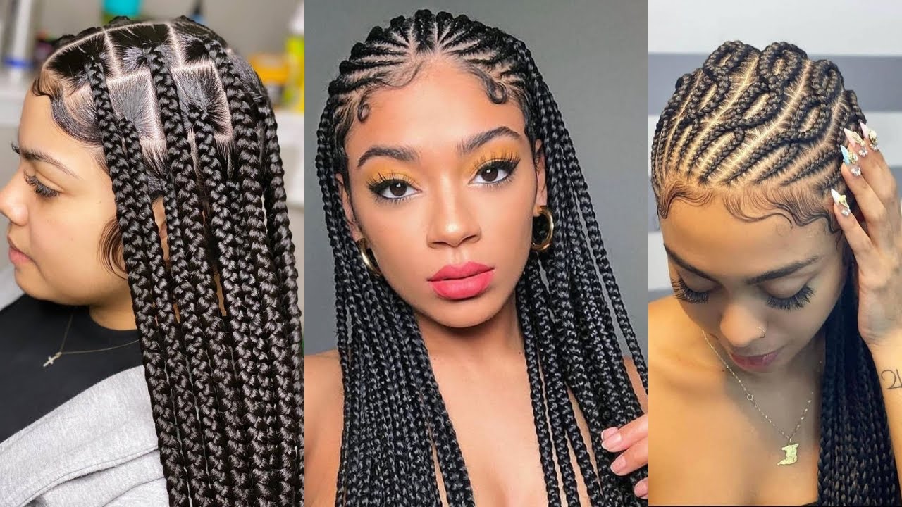 Braid Hairstyles for Long Thick Hair | MODERN BRAIDS ARCHIVE - YouTube