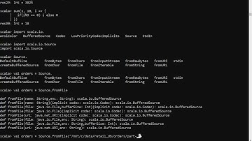 Quick Recap of Scala - Basic File IO