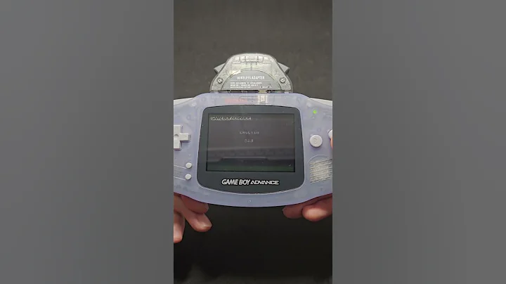 GBA Wireless Adapter Secret Menu!  #retrogaming #gameboy #gaming