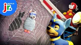 paw patrol s sticky spider rescue paw patrol netflix jr
