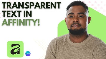 How to Make Text Transparent in Affinity | Easy Text Effects Tutorial (Affinity Designer & Photo)