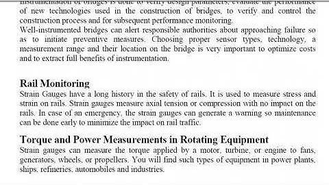 application of strain gages