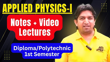 Applied Physics 1 first semester polytechnic | applied physics 1 first year diploma | physics