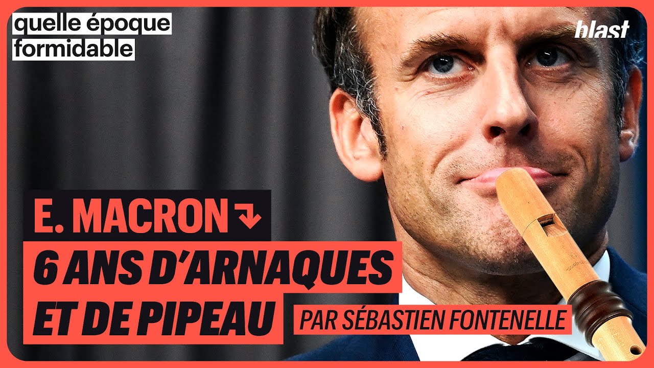 ⁣E. MACRON : 6 ANS D’ARNAQUES ET DE PIPEAU