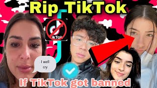 What ACTUALLY happens if TIKTOK GOT BANNED,Charli D'Amelio, Addison Rae