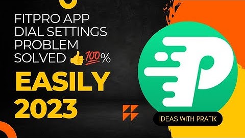 fitpro app dial settings problem solved 2023 #fitpro