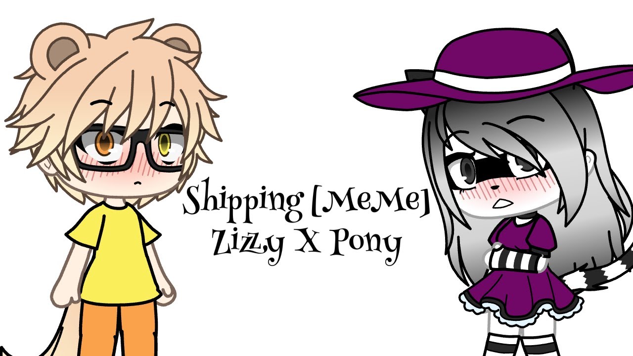 Shipping Meme Piggy Zizzy X Pony Gachalife Youtube - roblox piggy pony x zizzy gacha life