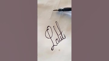 Lalit name 😊 in cursive handwriting ✍️✍️✍️ subscribe to my channel ♥️❣️❣️✌️ #shorts