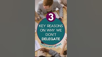 Are these 3 reasons keeping you from delegating? 👀 | #Assistants4Hire #delegate #virtualassistant