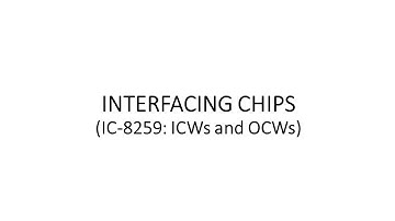 15. Interfacing Chips (Part 6/7) IC-8259 ICW3, ICW4, OCW1 and Practice Questions